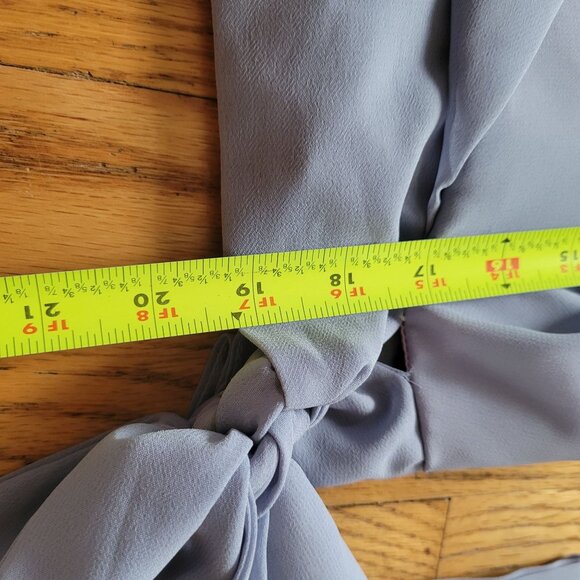 Vintage Dessy Creations Lavender Maxi Dress W/ Side Tie Size 22W 100% Acetate Li - Picture 7 of 7